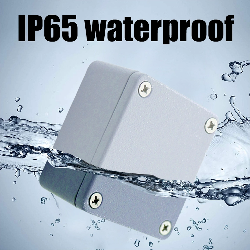 مخصص مخصص المصبوب الألمنيوم مربع المعادن الإسكان الصناعي IP65 درجة حرارة مقاومة للماء والرطوبة أداة التحكم الكهربائية المصبوب الألومنيوم أرفق