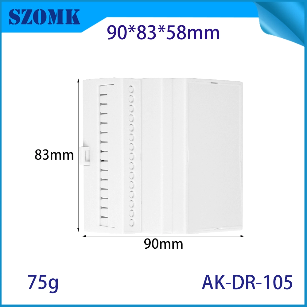 China 90*83*58MM AK-DR-105 Plastic Enclosures With Terminals For Din Rail Mounting 30 Points Work manufacturer