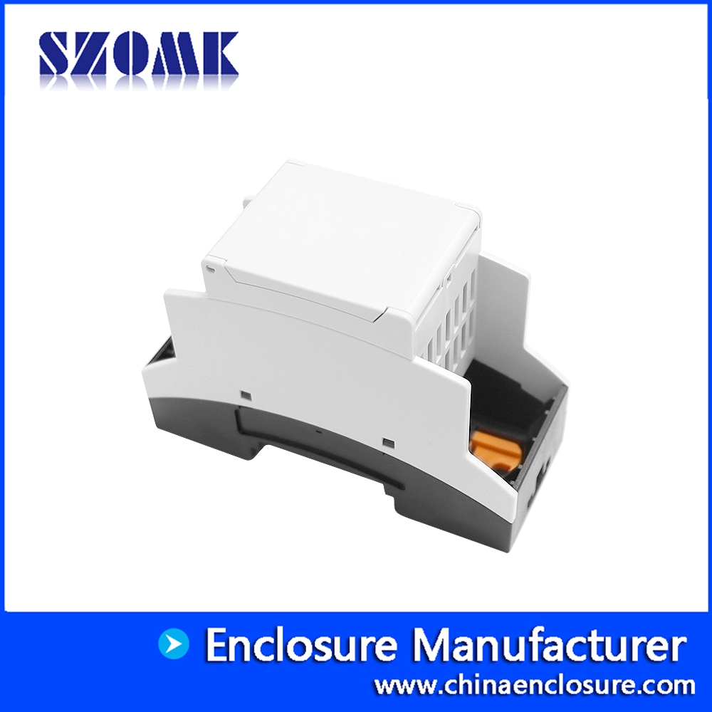 90*60*35MM AK-DR-107 Din Rail Pcb Holder Circuit Breaker Terminal Connector Module Mounting Bracket Din Rail Enclosure