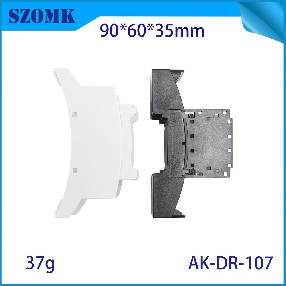 90*60*35MM AK-DR-107 Din Rail Pcb Holder Circuit Breaker Terminal Connector Module Mounting Bracket Din Rail Enclosure