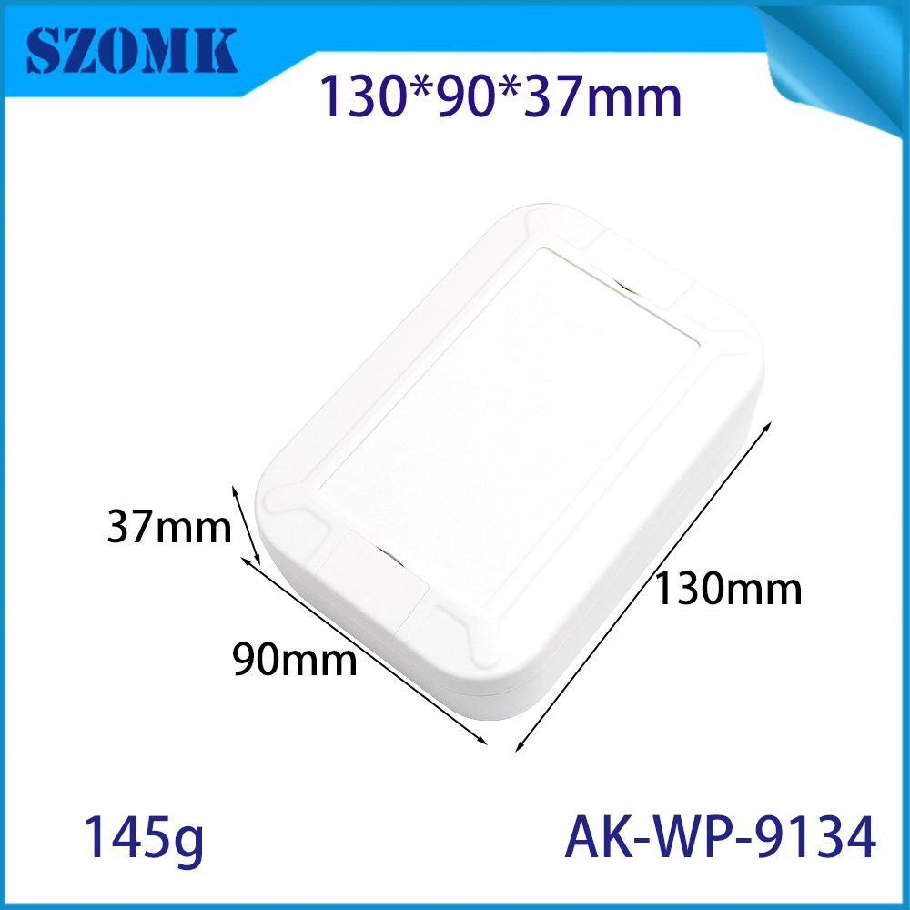 130*90*40mm AK-WP-9134 UV-protect waterdichte doos IP67 Paalmontage Plastic behuizing IoT/IIOT GPS Track Lorawan Gateway IoT Sensor Housing