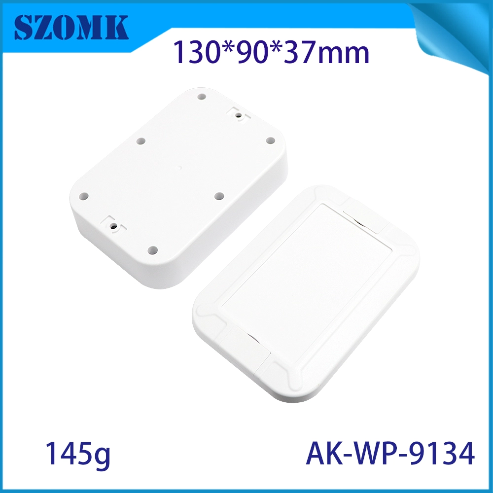 130*90*40mm AK-WP-9134 UV-protect waterdichte doos IP67 Paalmontage Plastic behuizing IoT/IIOT GPS Track Lorawan Gateway IoT Sensor Housing