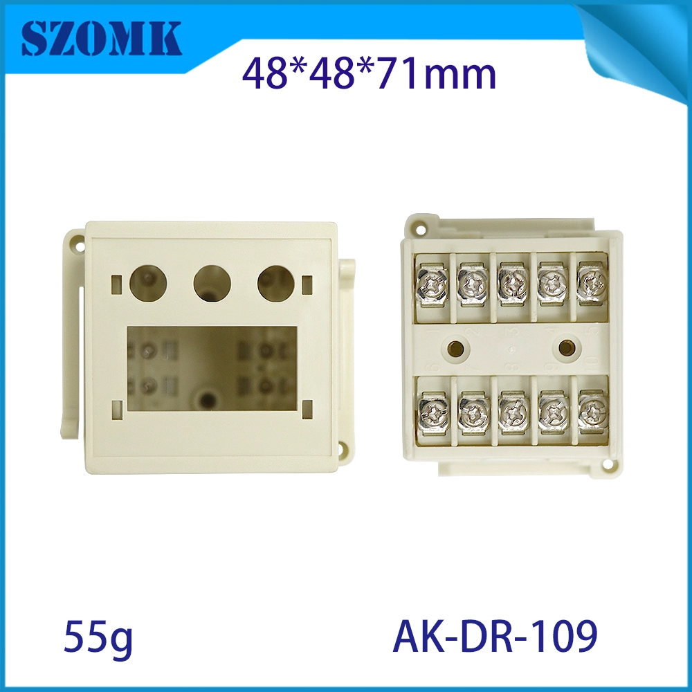 48*48*71 mm AK-DR-109 DIN RAIL Montageadapter Elektronische behuizing Plastic Terminal Block Din Rail