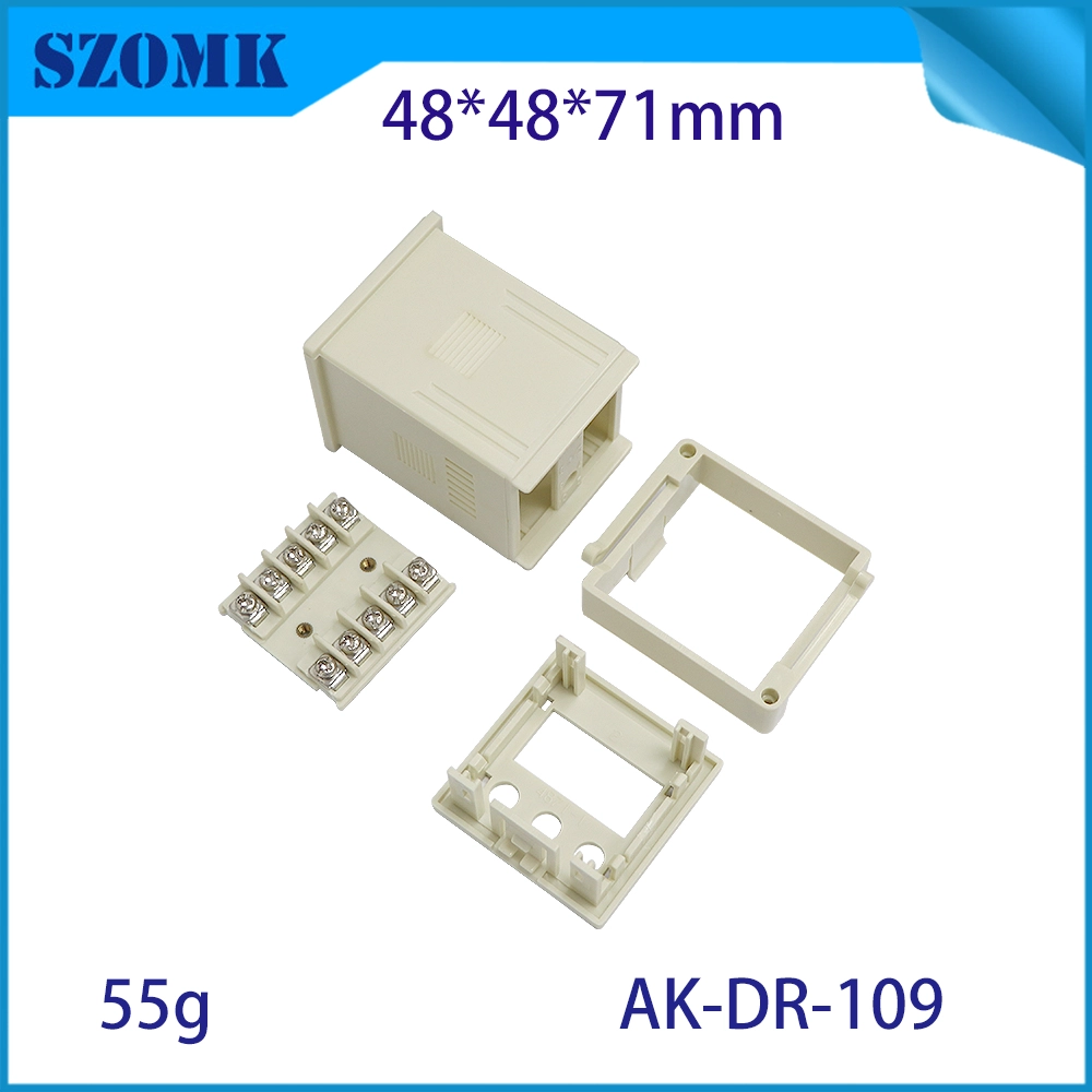 48*48*71 mm AK-DR-109 DIN RAIL Montageadapter Elektronische behuizing Plastic Terminal Block Din Rail