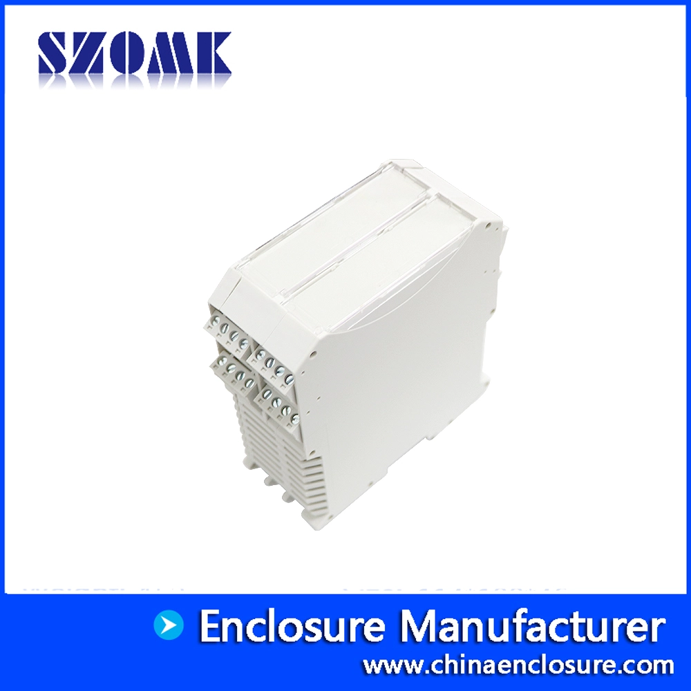 114 * 100 * 46 mm AK-DR-91 Terminal de rail DIN Borne électrique PA66 PCB PCB PCB Boîtes de commande fixe