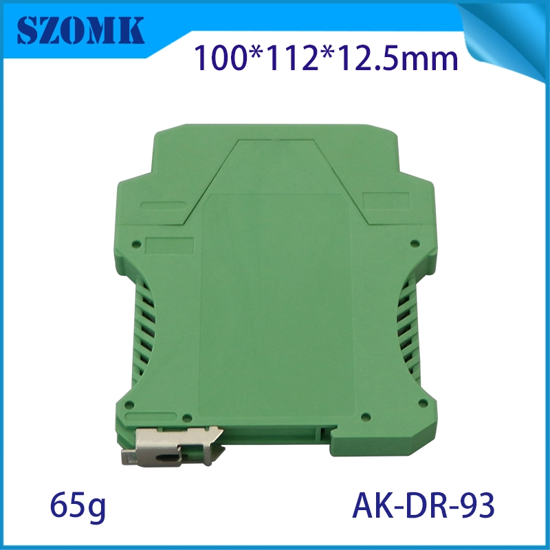 100*112*12.5MM AK-DR-93 Green Pcb Din Rail Type Terminal Blocks Connector Electrical Transformer Din Rail Enclosure