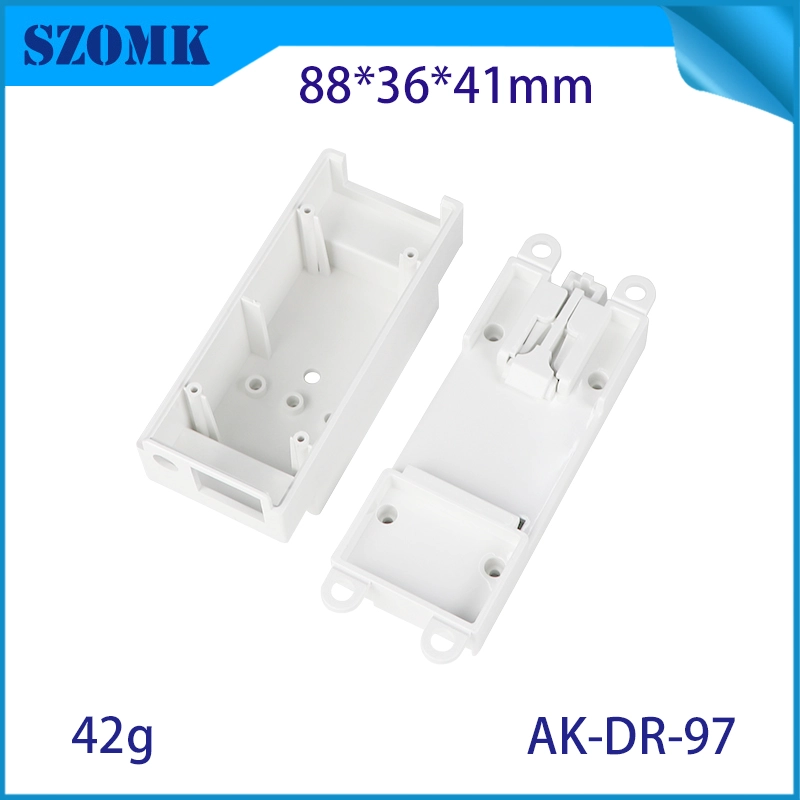 88*36*41 mm AK-DR-97 Din Rail Murned Monthed Closure RG45 a 485 Caso de tarjeta de red de recinto de comunicación