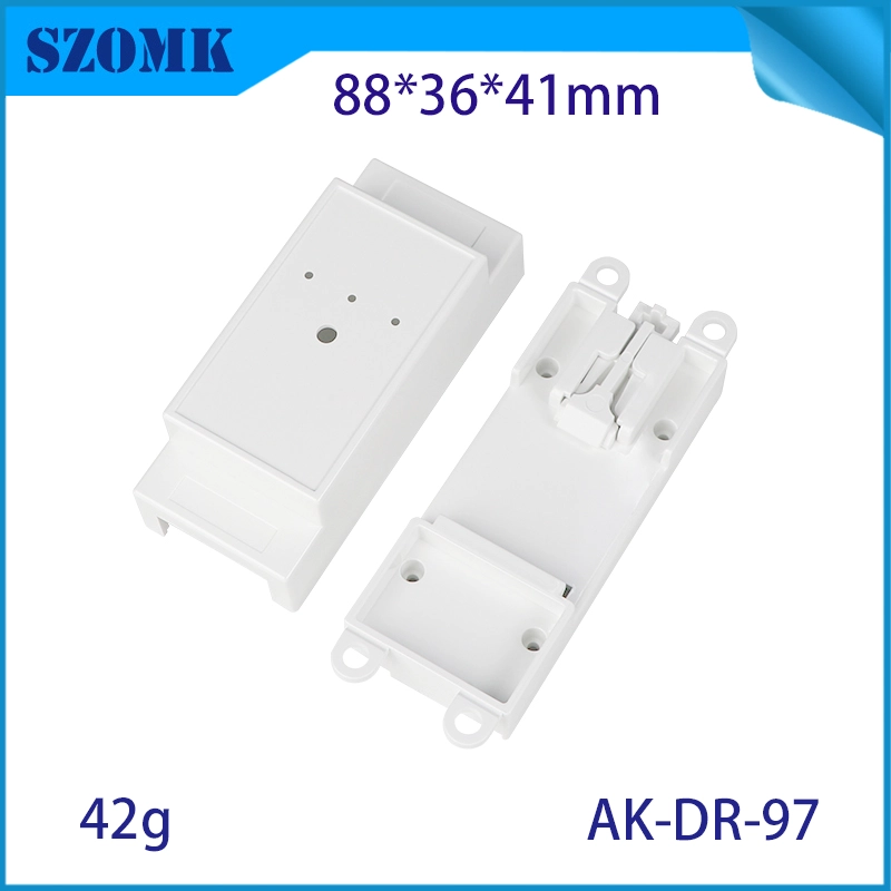 88*36*41 mm AK-DR-97 Din Rail Murned Monthed Closure RG45 a 485 Caso de tarjeta de red de recinto de comunicación