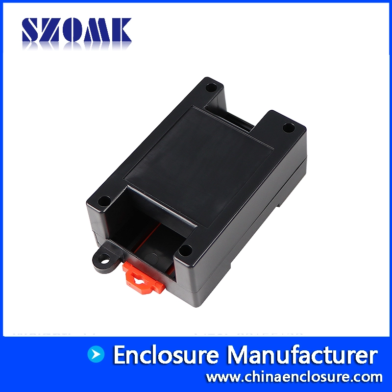 82*54*32 mm AK-P-50A PLC Monitor de control industrial Montaje ABS Plastic Din Rail Closure para electricidad