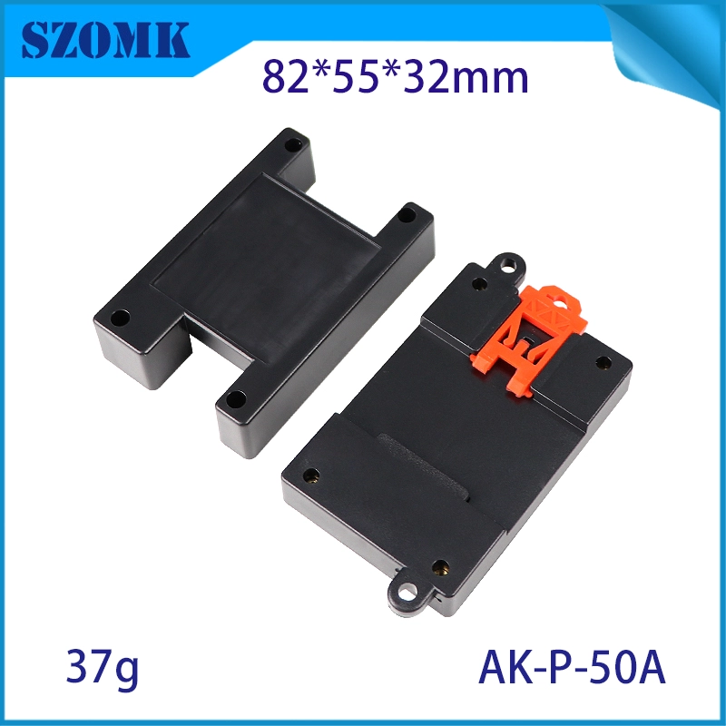 82*54*32 mm AK-P-50A PLC Monitor de control industrial Montaje ABS Plastic Din Rail Closure para electricidad