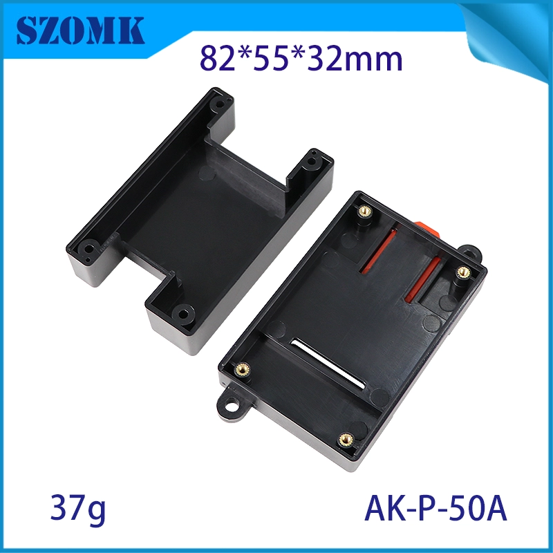 82*54*32 mm AK-P-50A PLC Monitor de control industrial Montaje ABS Plastic Din Rail Closure para electricidad