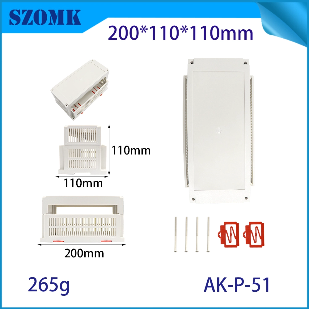 200*110*110 mm AK-P-51 Pequeños Din Rail Clause de dos vías Caja de conexión de salida de dos vías PCB Electrical PCB