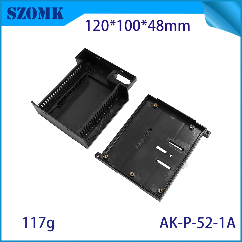 120*100*48 mm AK-P-52 Caja de control de proyecto Módulo de aislamiento de plástico Módulo de riel DIN eléctrico con bloque terminal
