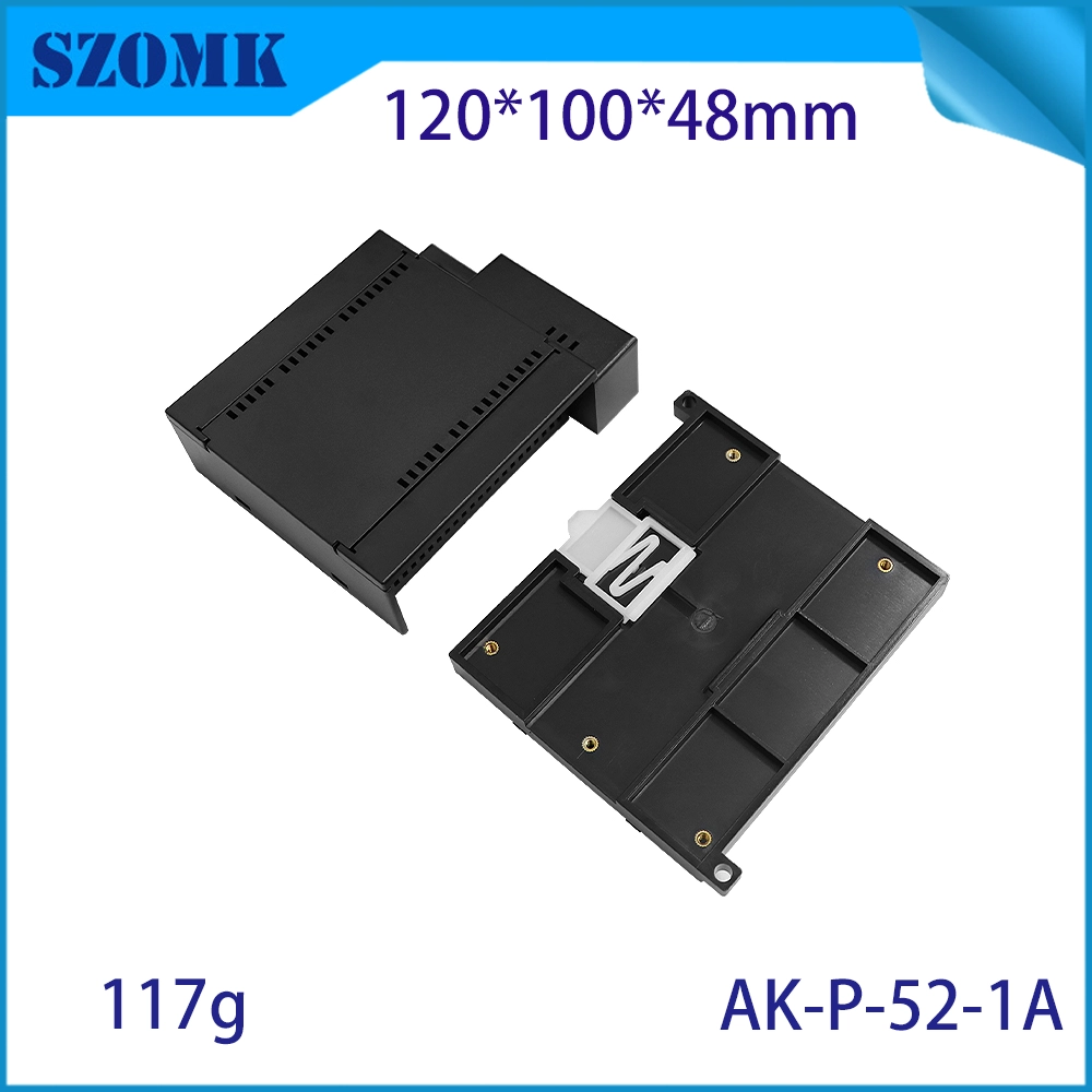 120*100*48 mm AK-P-52 Caja de control de proyecto Módulo de aislamiento de plástico Módulo de riel DIN eléctrico con bloque terminal