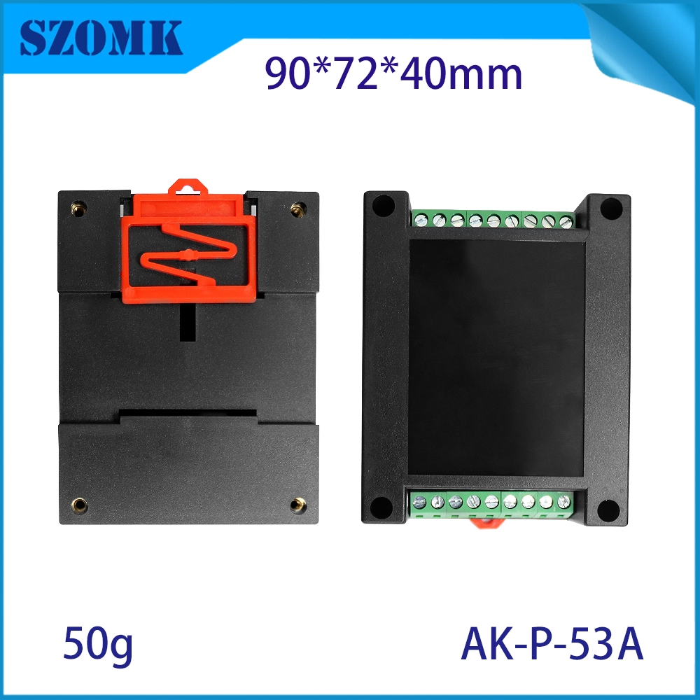 120*100*48mm AK-P-53A Din Terminal Block Block Box 128-5.08 Terminale 9 bit Bit ABS PCB PCB Box