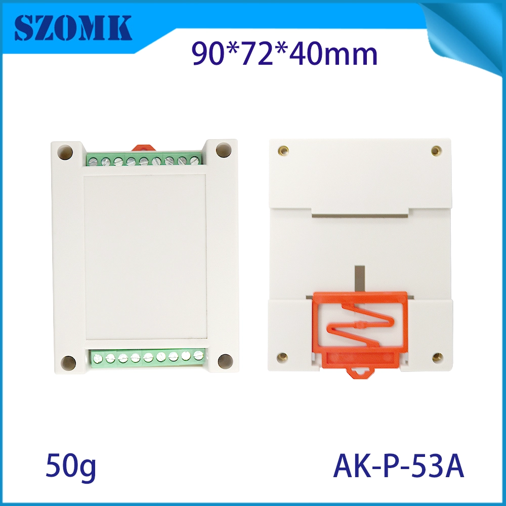 120*100*48mm AK-P-53A Din Terminal Block Block Box 128-5.08 Terminale 9 bit Bit ABS PCB PCB Box