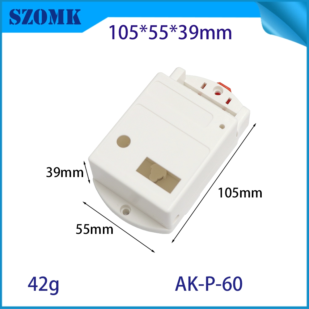 105*55*39mm AK-P-60塑料DIN轨道型遥控开关导管盒外壳带有显示屏