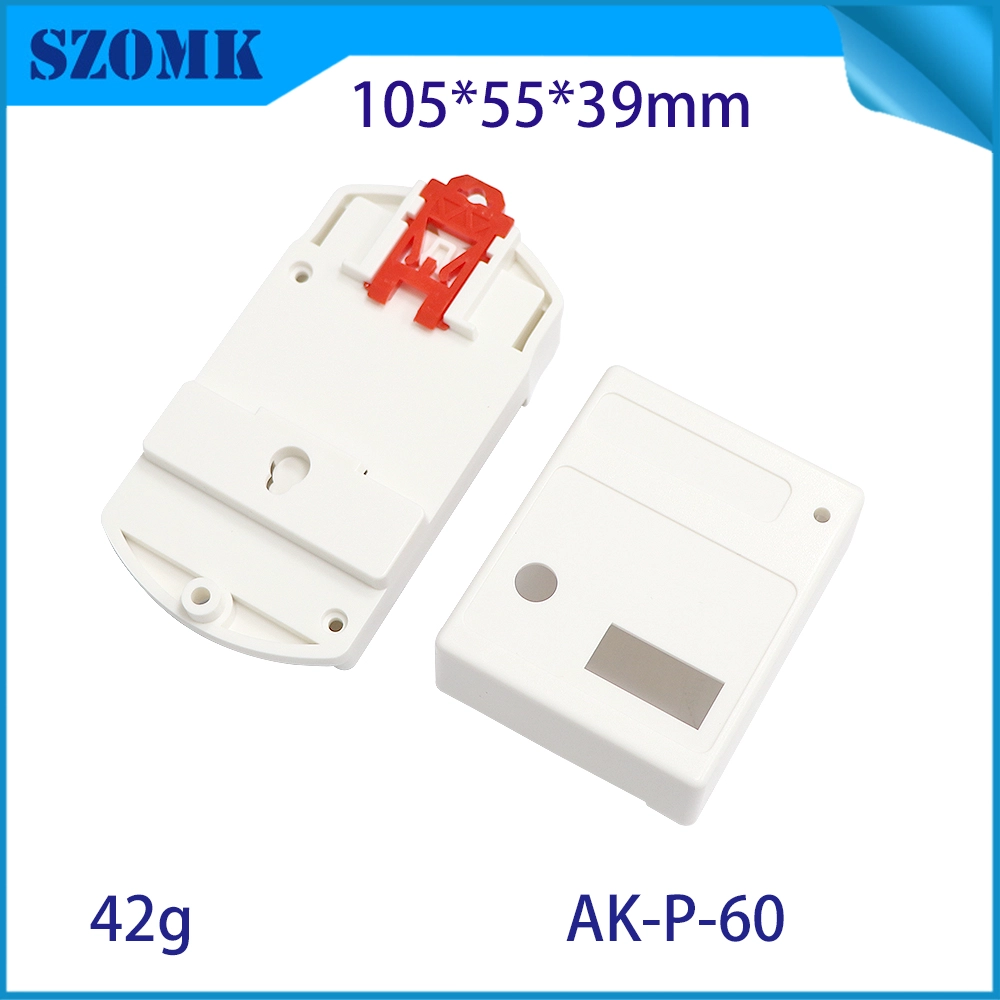 105*55*39mm AK-P-60塑料DIN轨道型遥控开关导管盒外壳带有显示屏
