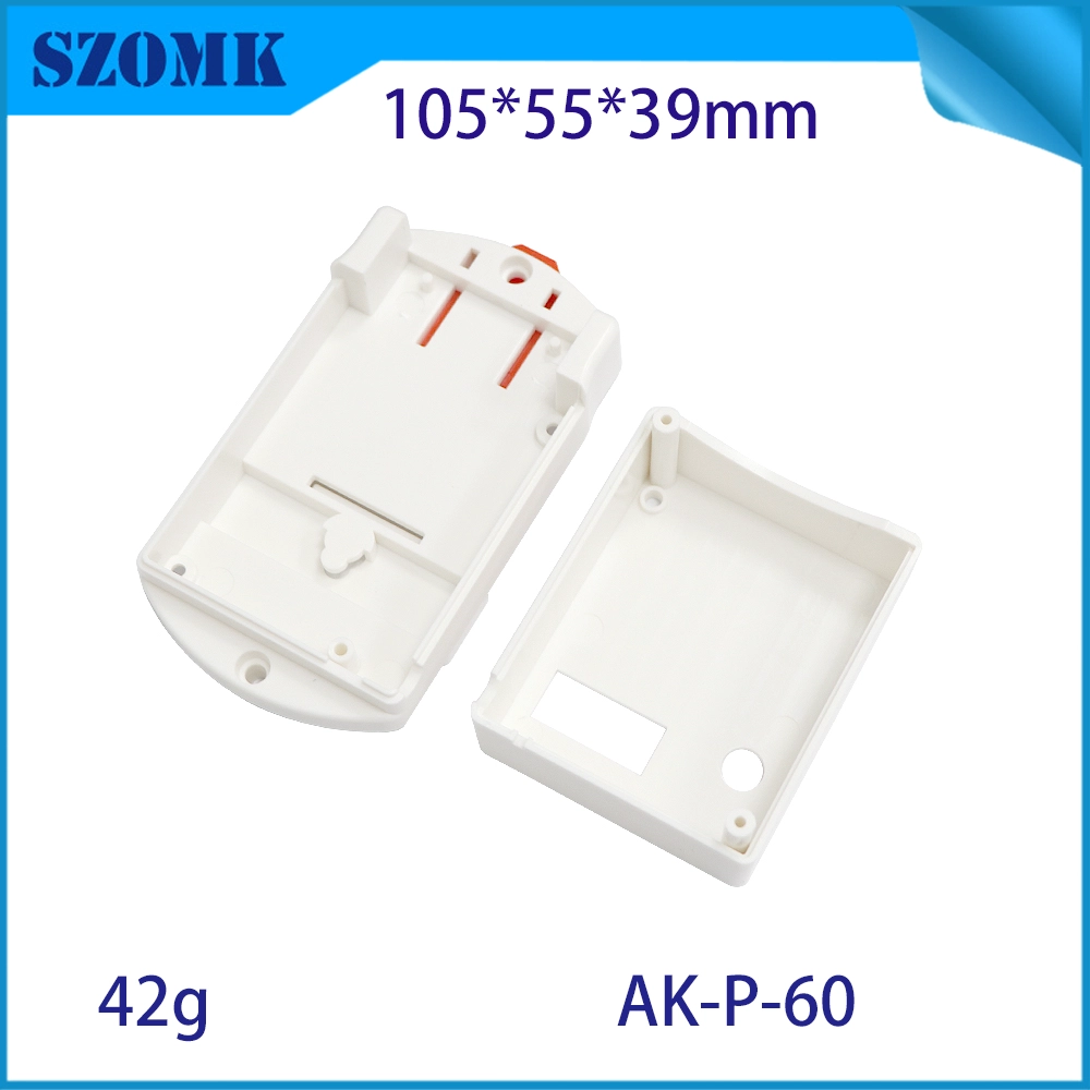 105*55*39mm AK-P-60塑料DIN轨道型遥控开关导管盒外壳带有显示屏