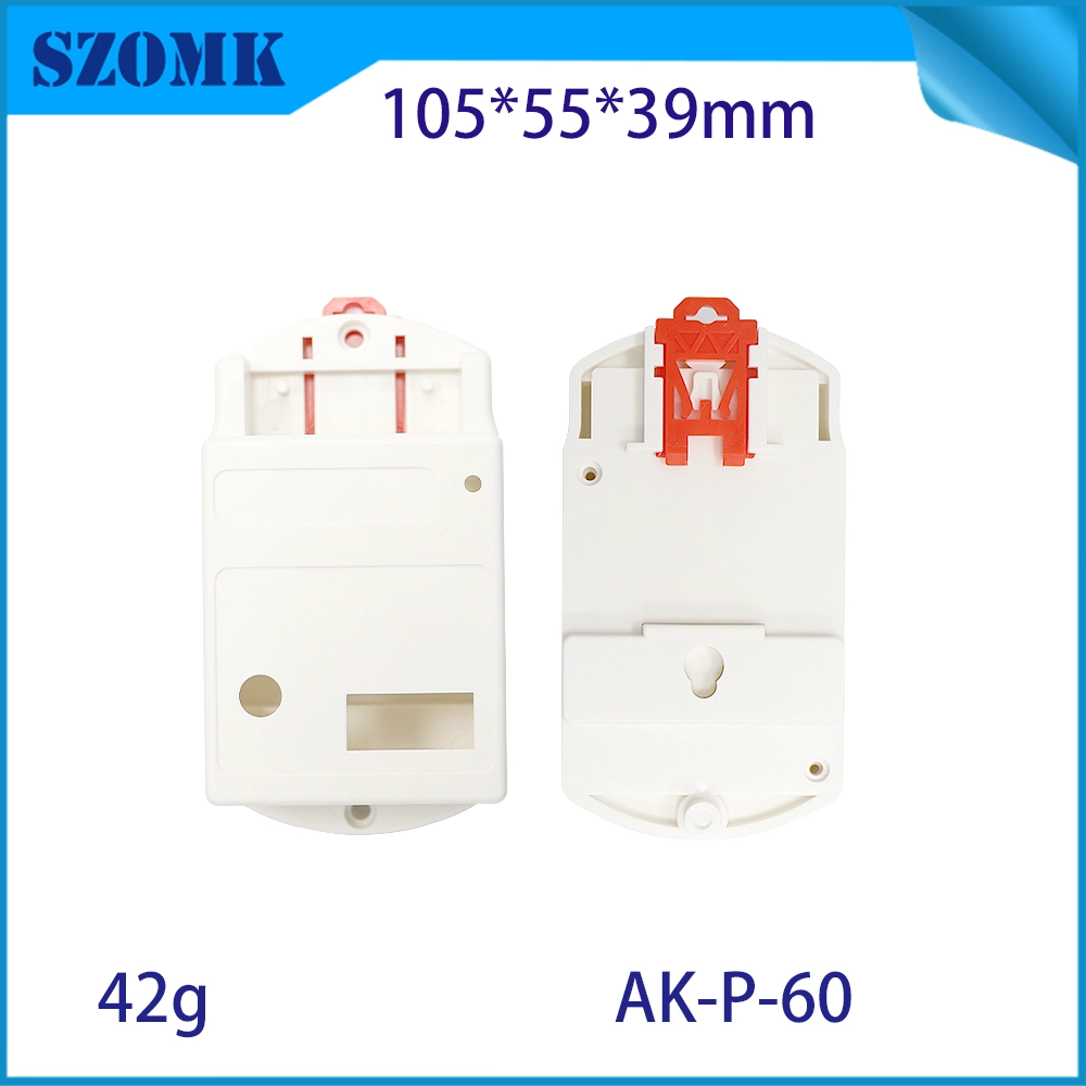 105*55*39mm AK-P-60塑料DIN轨道型遥控开关导管盒外壳带有显示屏