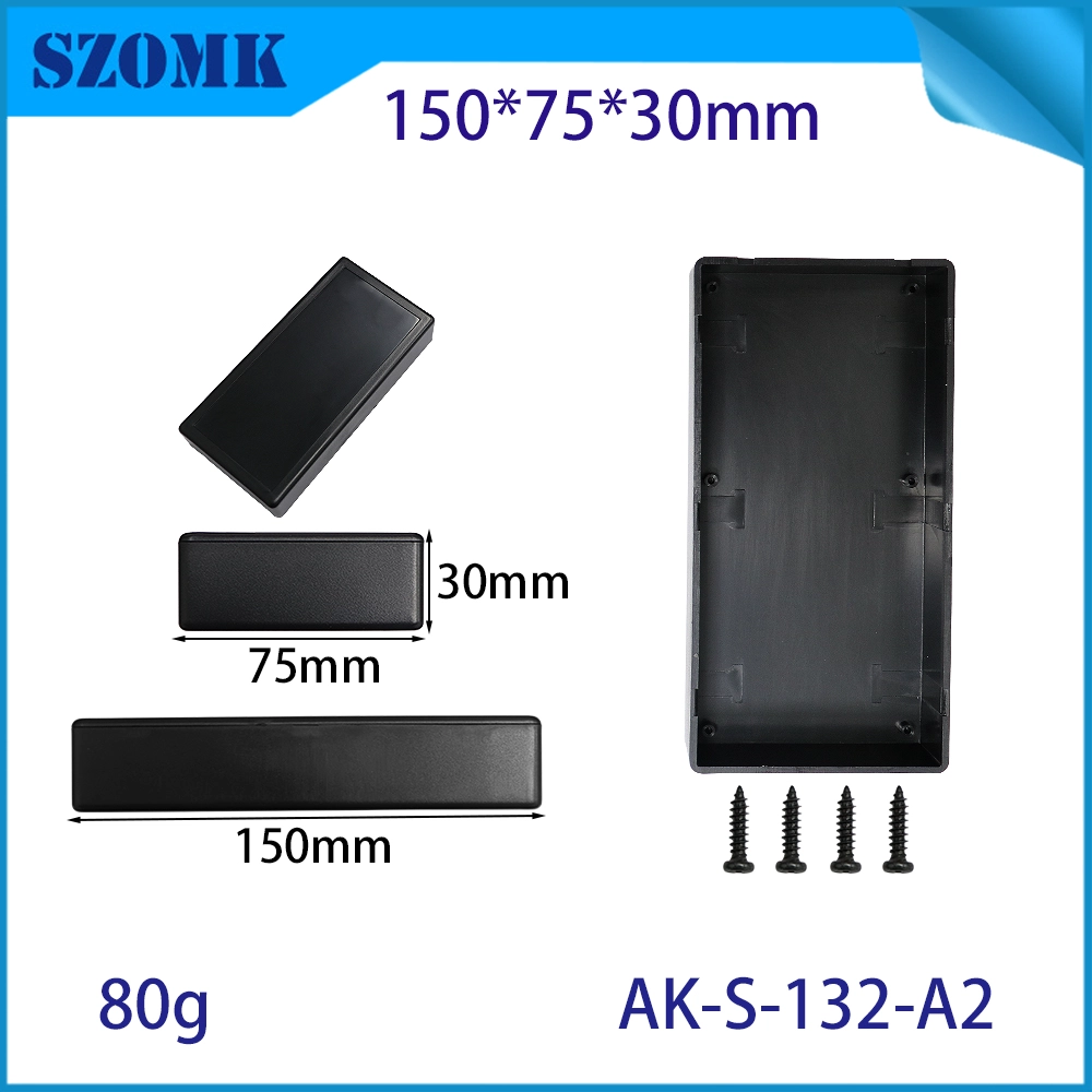 150*75*30mm AK-S-132 Caixa de junção PCB pequena abs