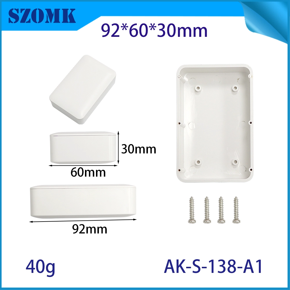 92*60*30 mm AK-S-S-138 BEPERKTE BOX ABS ABS Junction Box Instrument Plastic Shell Electronics PCB-behuizing