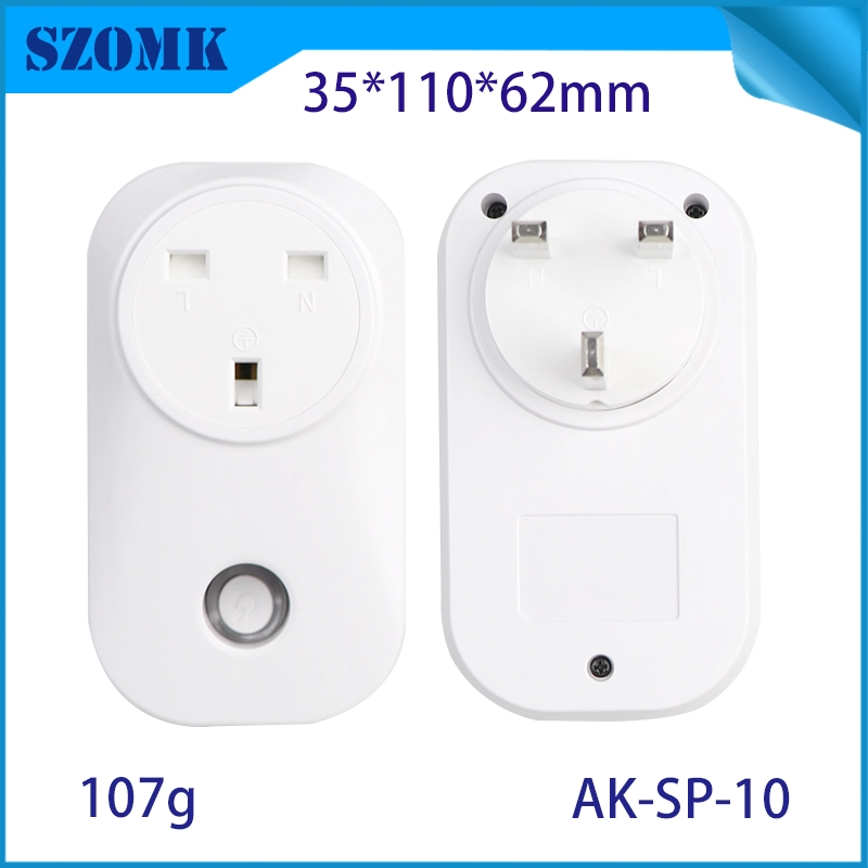 AK-SP-09 Italian Standard– 10A Flame Retardant V0 Plug Enclosures Alexa Compatible Inteligente Wifi Socket Smart Plug Box - COPY - fhw64h