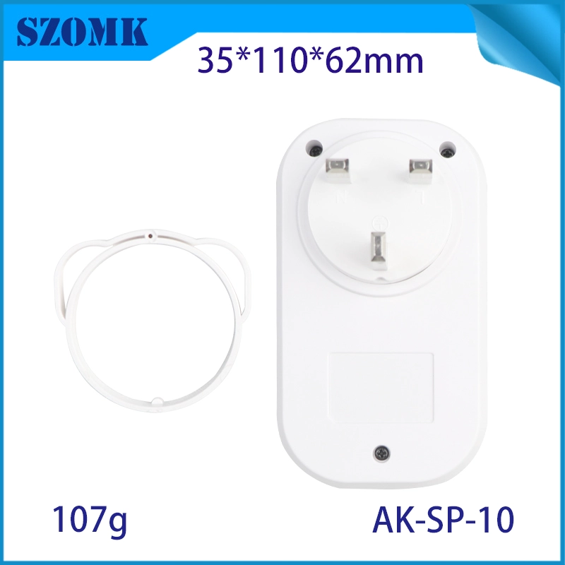 AK-SP-09 Italian Standard– 10A Flame Retardant V0 Plug Enclosures Alexa Compatible Inteligente Wifi Socket Smart Plug Box - COPY - fhw64h