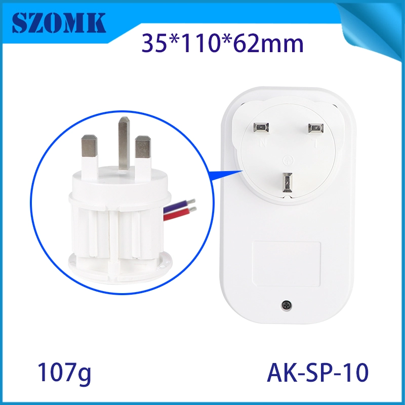 AK-SP-09 Italian Standard– 10A Flame Retardant V0 Plug Enclosures Alexa Compatible Inteligente Wifi Socket Smart Plug Box - COPY - fhw64h