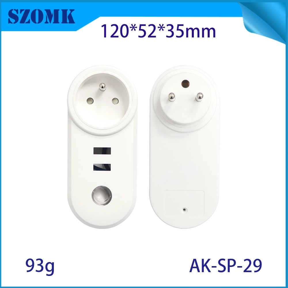 AK-SP-29 ~ 42 Power Plug Housing USB-Plastik-PC-Material eingebraucht