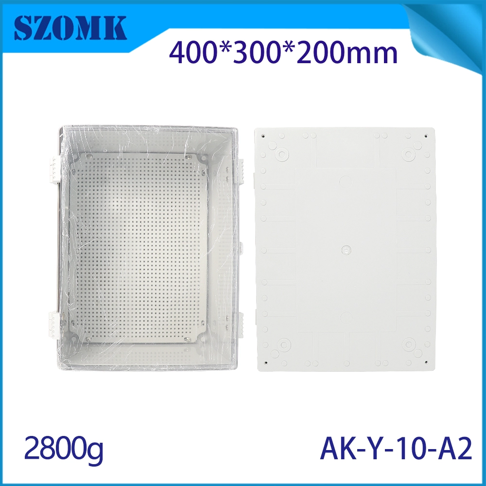 AK-Y-10A2 SZOMK IP67 Plastic Electrical Colleging Colleging Box Impermeabile Basella addominali ABS PROGETTO PROGETTO DURO 400X300X200MM