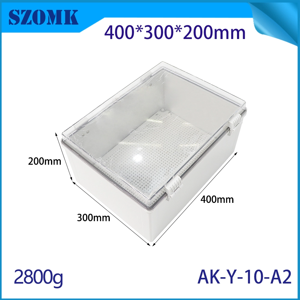 AK-Y-10A2 SZOMK IP67 Plastic Electrical Colleging Colleging Box Impermeabile Basella addominali ABS PROGETTO PROGETTO DURO 400X300X200MM