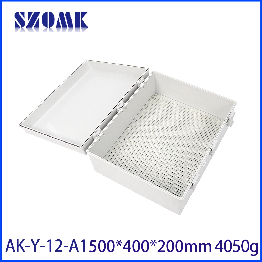 AK-Y-12A1 Ip67 Abs Plastic Electronic Housing Junction Box Enclosure For Electrical Equipment Antidust Waterproof 500x400x200mm