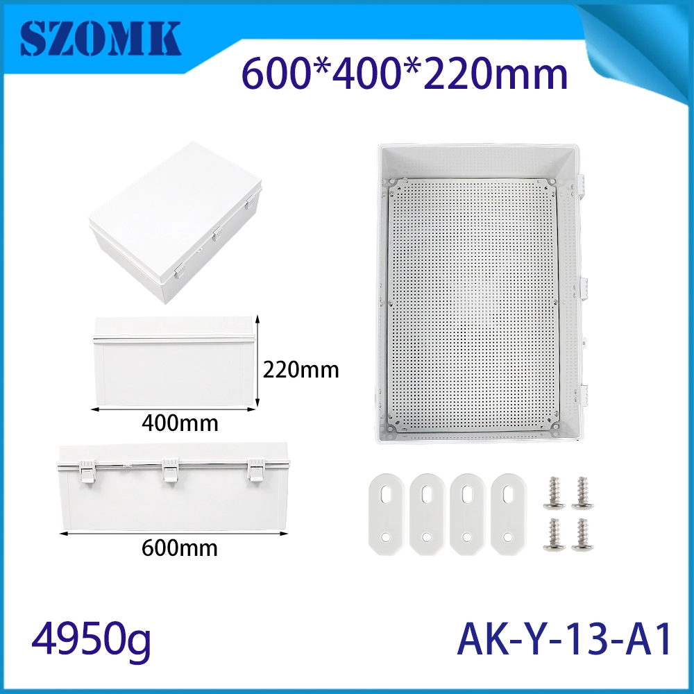 AK-Y-13A1 Hinged Cable Wire Connecter Housing Explosion Proof Junction Box Push Button Enclosure 600x400x220mm