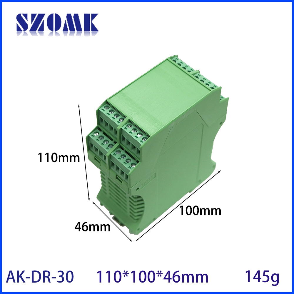 Nylon UL94-V0 Plastic Din Rail Resaggio 110*100*46mm AK-DR-30
