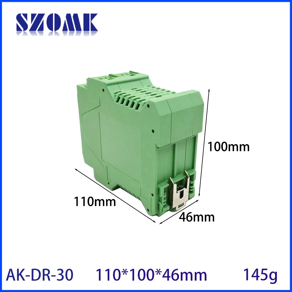 Nylon UL94-V0 Plastic Din Rail Resaggio 110*100*46mm AK-DR-30