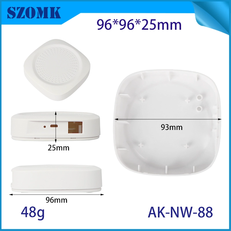 AK-NW-88 Wireless WiFi Router Network Player Gateway ABS Kunststoffgehäuse Hersteller 96*96*25 mm
