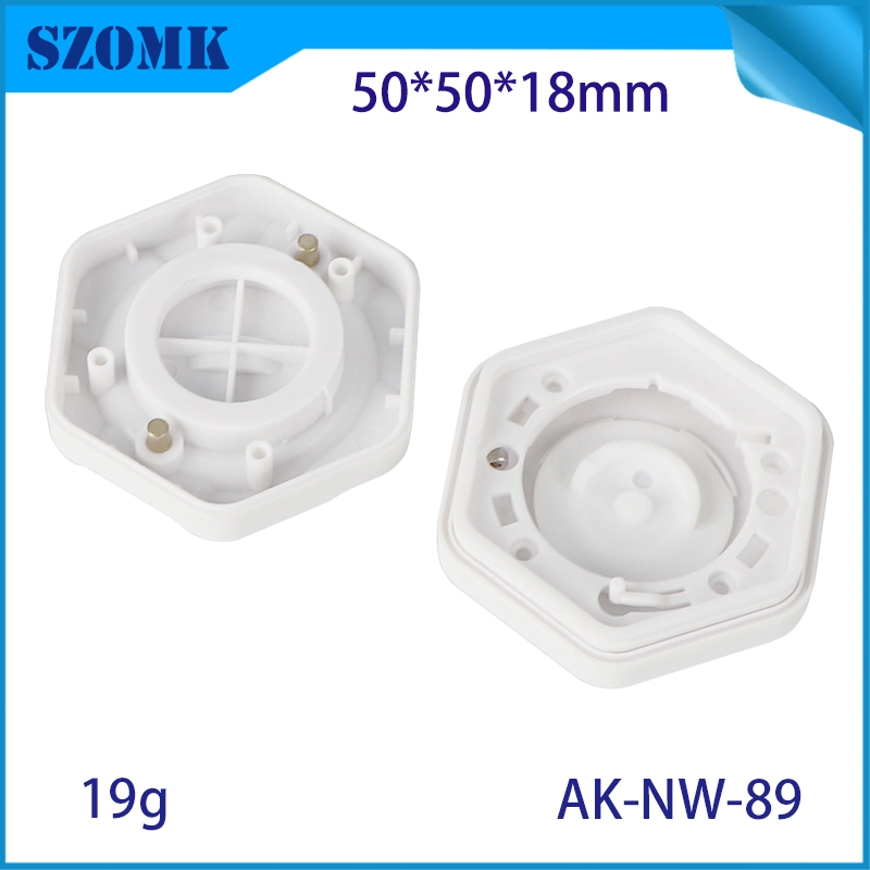 AK-NW-89 Sensor de inundación inteligente de inundación Home Carcasa de plástico puro Sensor de IoT Fábrica de fábrica 50*50 mm