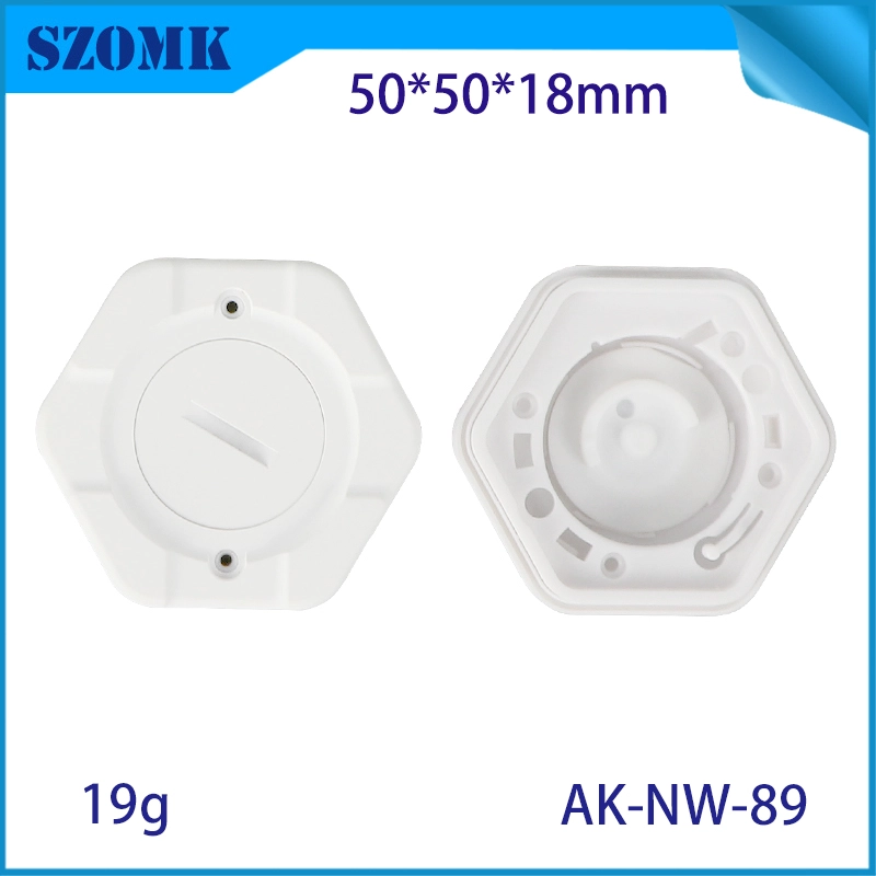 AK-NW-89 Sensor de inundación inteligente de inundación Home Carcasa de plástico puro Sensor de IoT Fábrica de fábrica 50*50 mm
