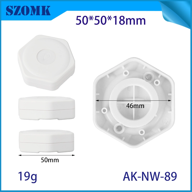 AK-NW-89 Sensor de inundación inteligente de inundación Home Carcasa de plástico puro Sensor de IoT Fábrica de fábrica 50*50 mm
