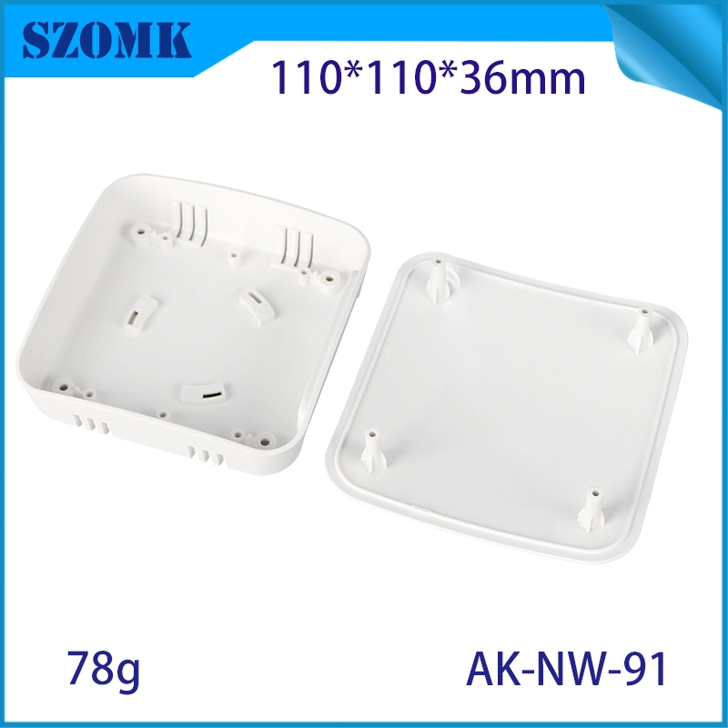 AK-NW-91 Network Router Kanalleitungssensor-Gehäuse-Gehäuse Kunststoffgehäuse Box 110*110*36 mm