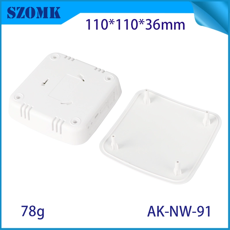 AK-NW-91 Network Router Kanalleitungssensor-Gehäuse-Gehäuse Kunststoffgehäuse Box 110*110*36 mm
