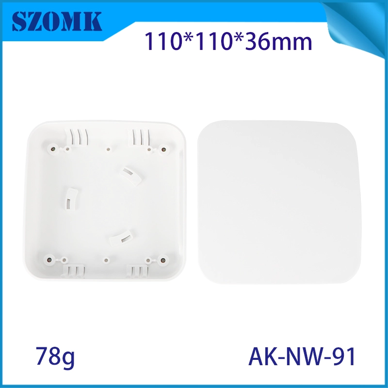 AK-NW-91 Network Router Kanalleitungssensor-Gehäuse-Gehäuse Kunststoffgehäuse Box 110*110*36 mm