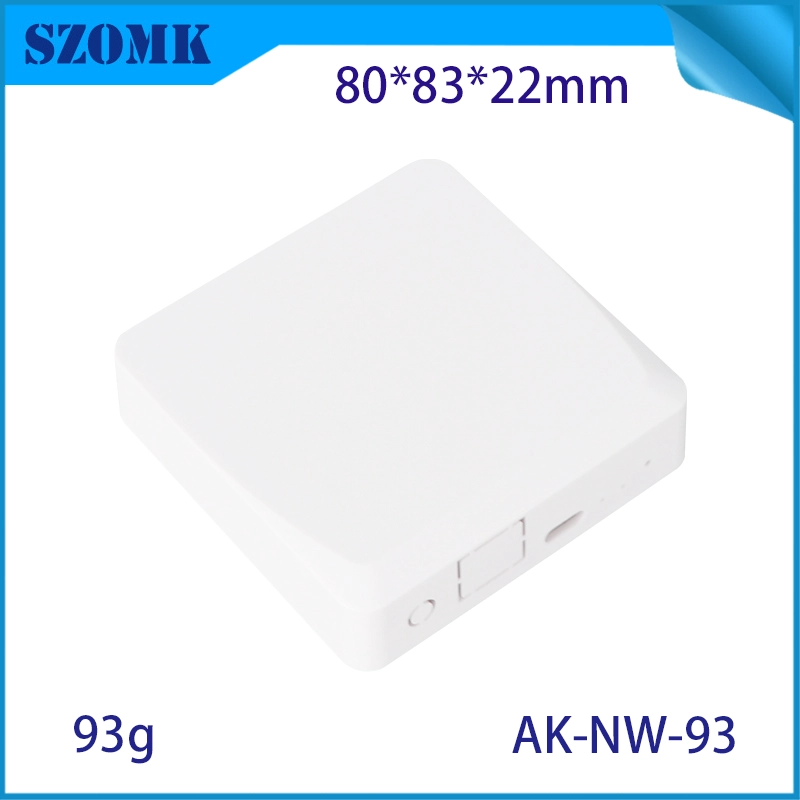 AK-NW-93 Smart Home Gateway Plastic Casing Wireless Router Abs Empty Plastic Casing 80*83*22mm