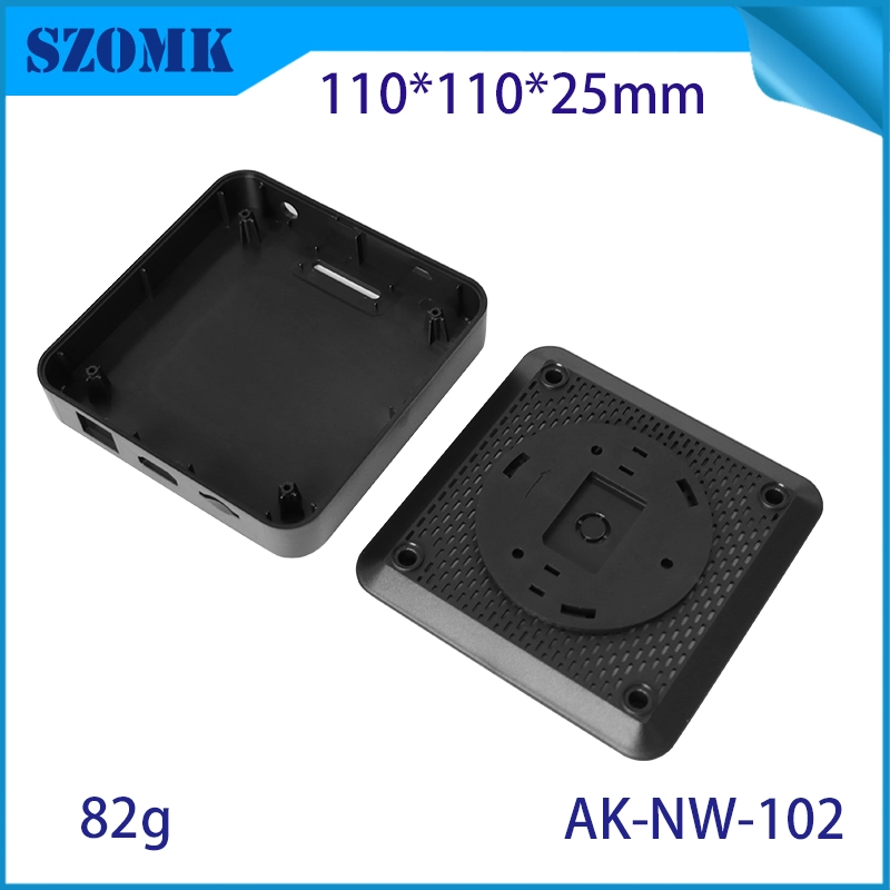 AK-NW-102 WiFi Voice Control Remote Media Player Streaming TV-Box 4K ABS Elektrische Box 110*110*26mm