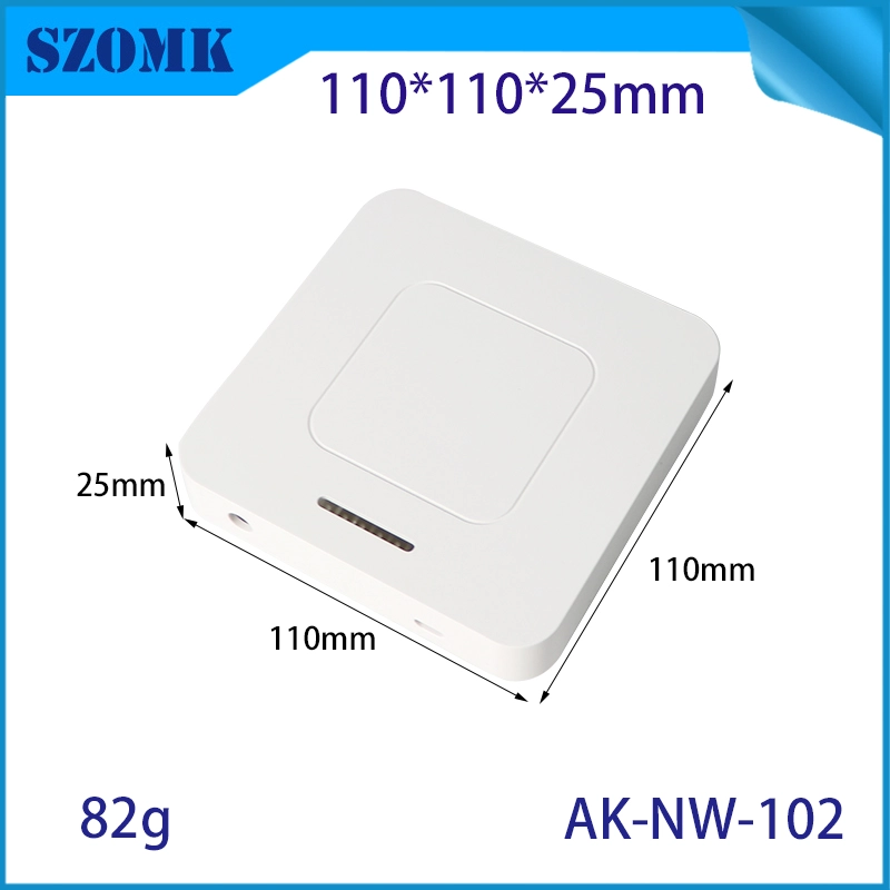 AK-NW-102 WiFi Voice Control Remote Media Player Streaming TV-Box 4K ABS Elektrische Box 110*110*26mm