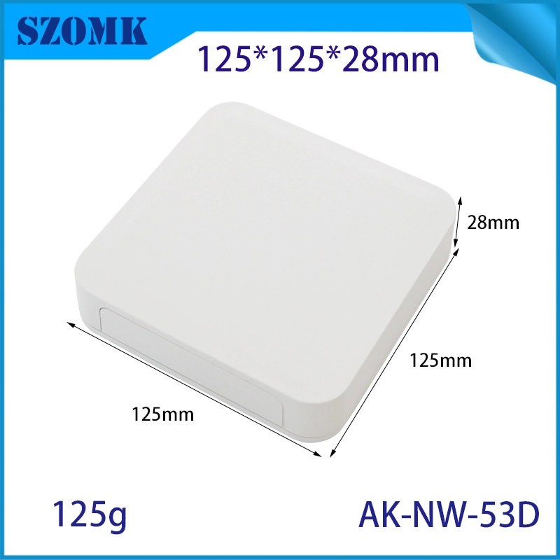 ABS PROJECT Box Remote Control Network Sensor Gateway Box Plastic wandbevestiging IoT-behuizing AK-NW-53D 125*125*28mm