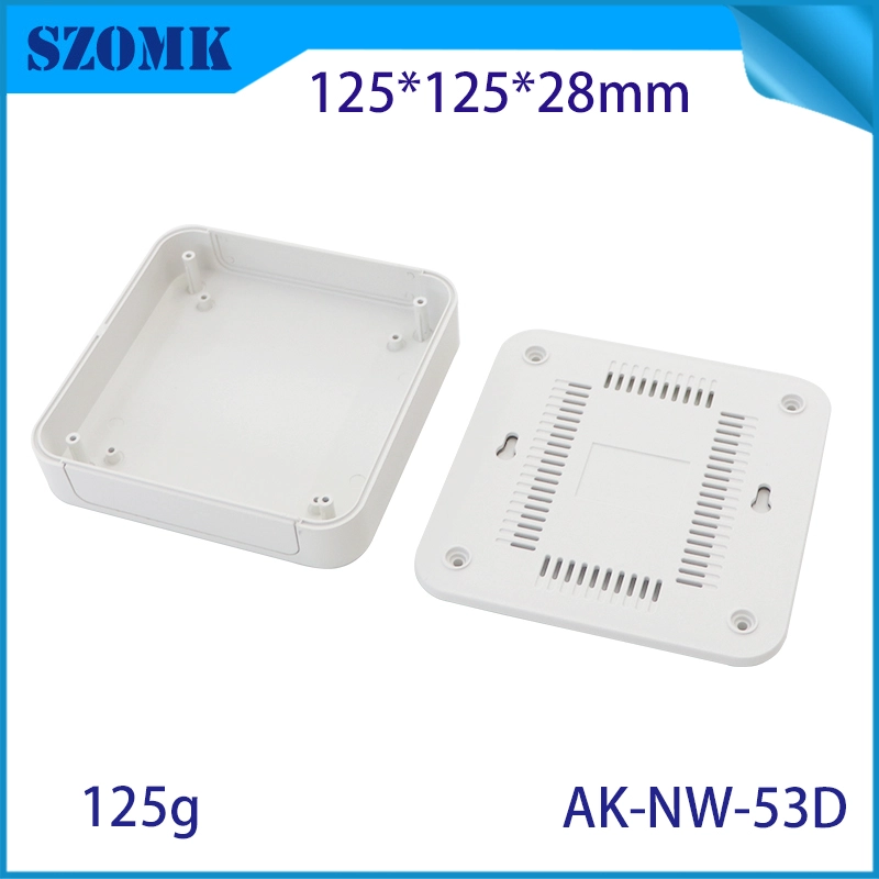 ABS PROJECT Box Remote Control Network Sensor Gateway Box Plastic wandbevestiging IoT-behuizing AK-NW-53D 125*125*28mm