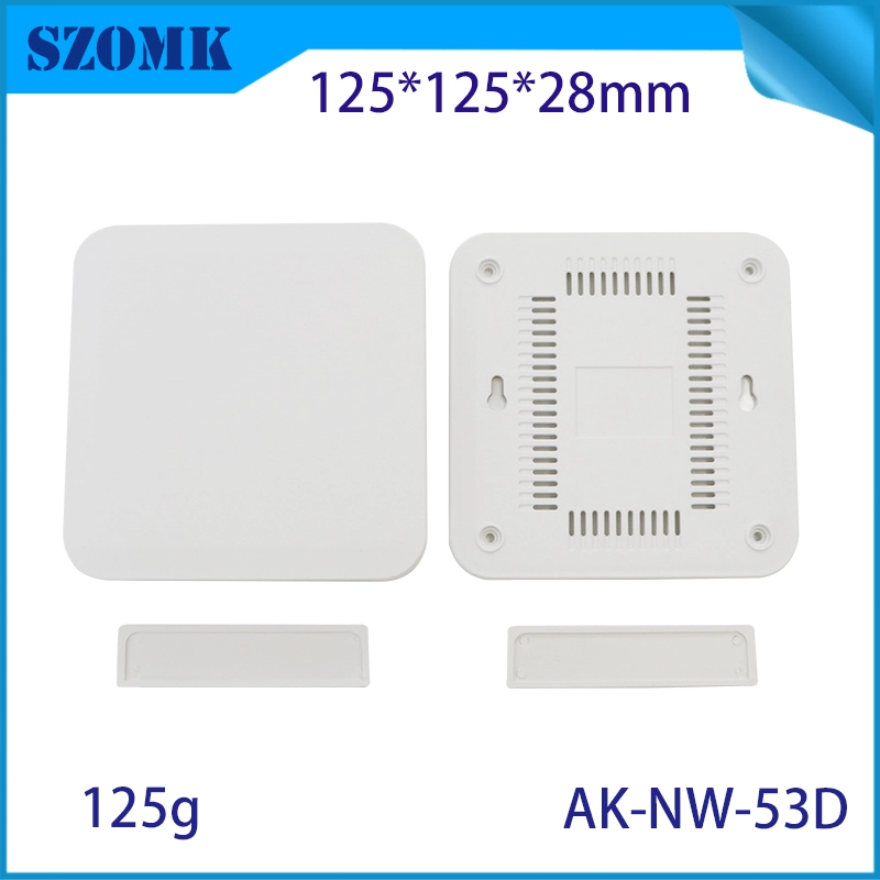 ABS PROJECT Box Remote Control Network Sensor Gateway Box Plastic wandbevestiging IoT-behuizing AK-NW-53D 125*125*28mm
