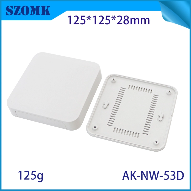 ABS PROJECT Box Remote Control Network Sensor Gateway Box Plastic wandbevestiging IoT-behuizing AK-NW-53D 125*125*28mm